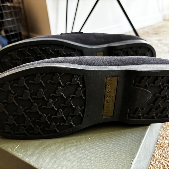 Inkerman men's navy suede penny loafers, size 11 - Picture 5 of 5